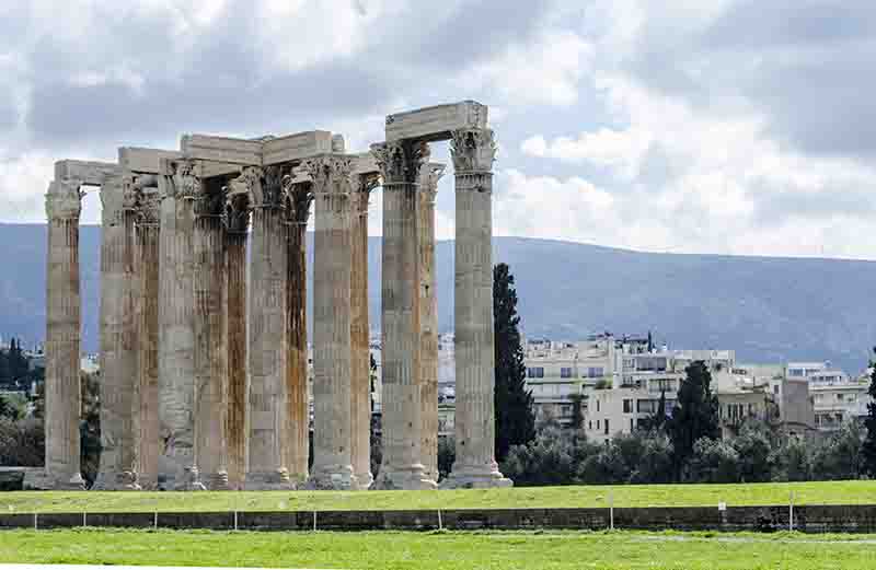116 - Grecia - Atenas - templo de Zeus Olimpico